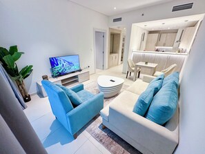 1 bedroom, iron/ironing board, free WiFi -  Infinity Pool and Beachfront Apartments - Seven Palm (Dubai)