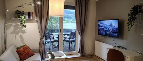 Smart TV, table football, ping pong