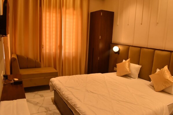 Wifi gratis y ropa de cama