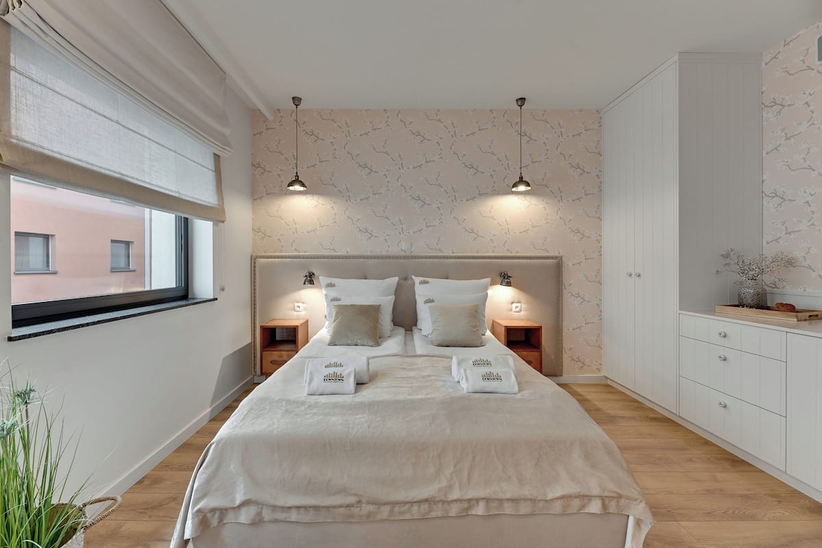 Apartamento conforto | 2 quartos, roupas de cama antialérgicas, individualmente decorados