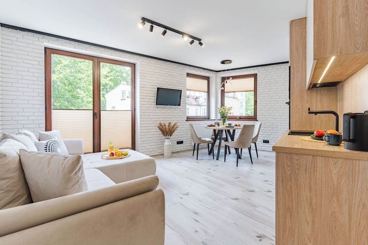 Apartamento | 2 quartos, ferros/tábuas de passar roupa, Wi-Fi de cortesia