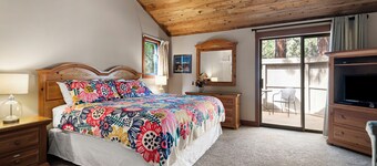 LR029 | Lodge Condo with a King Bed and private fenced in patio.