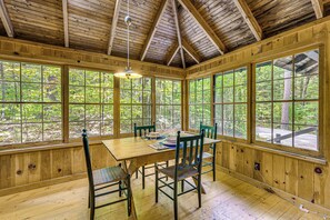 House (2 Bedrooms) | Interior - Rustic Cabin w/ Squam Lake Access & Fireplace! (Holderness)