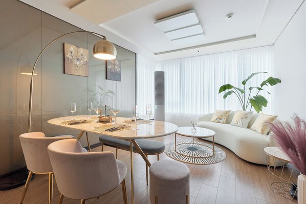 Dining - [1min Coex/3Room 2Bath] Gold Marble Suites Gangnam (Seoul)