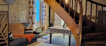 Former gatehouse, spa, billiards room near Beauval Zoo, Loire château.