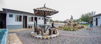 01 Double Room - Air conditioning | WiFi | TV - Facing the Santo Antônio Lagoon