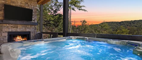 Bain à remous extérieur