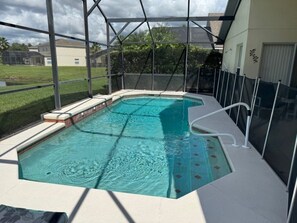 House, 4 Bedrooms | Pool | A heated pool - Cumbrian Sunset Villa 4 Bedroom Home (Kissimmee)
