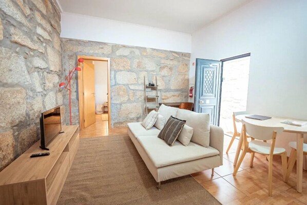 Appartement, 1 chambre | Coin séjour