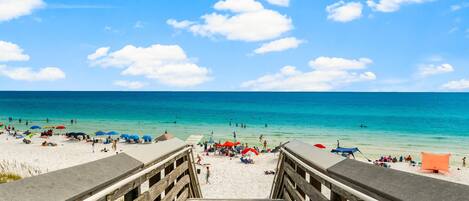 Beach nearby, white sand