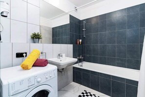 Shower, hair dryer