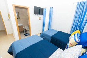2 室のベッドルーム、WiFi、ベッドシーツ
