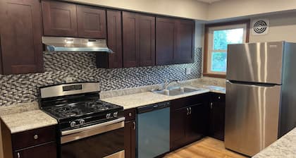 Charming remodeled 2-bedroom furnished home in safe, delightful Menomonee Falls