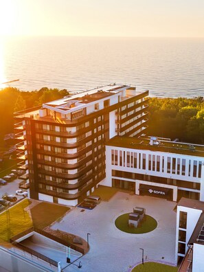 Voorkant van accommodatie