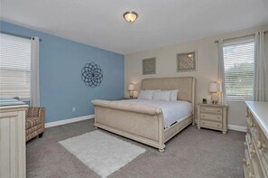 5 bedrooms, iron/ironing board, WiFi, bed sheets