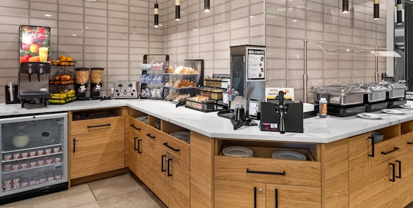 Free daily buffet breakfast