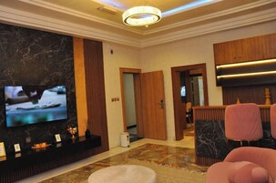 Deluxe Room, Balcony, City View | Desk, laptop workspace, free WiFi