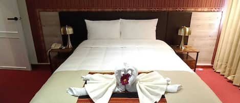 Business Double Room, City View | Premium bedding, down duvets, in-room safe, laptop workspace