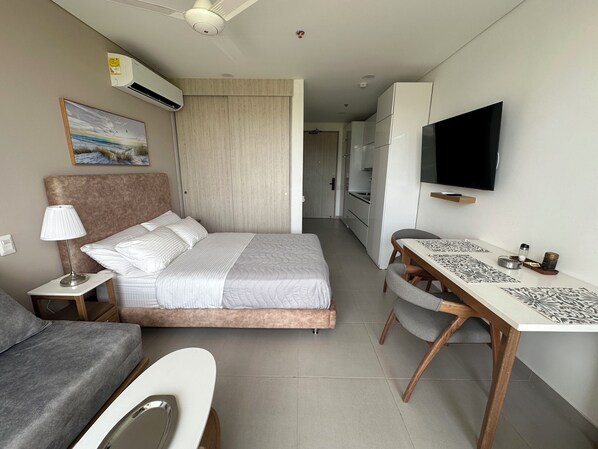 1 bedroom, desk, iron/ironing board, WiFi - Luxury, full equipped studio apartment for vacation or remote work (Santa Marta)