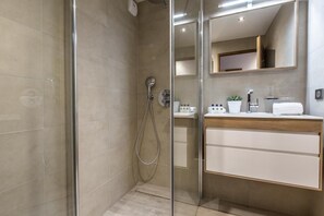 Shower, hair dryer