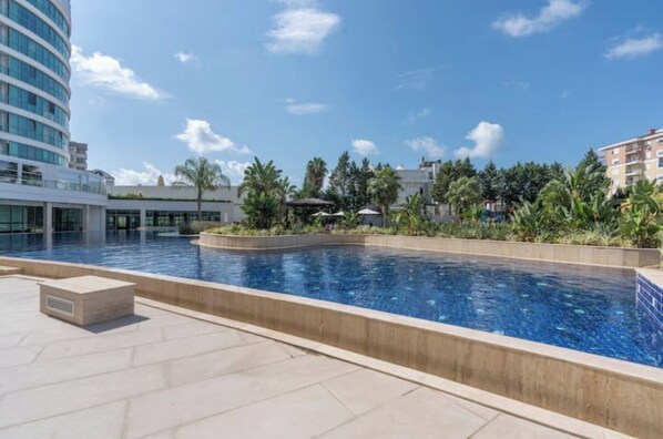 Indoor pool, outdoor pool