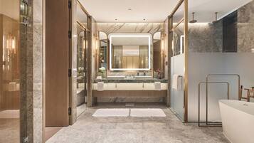 Presidential Suite, Multiple Beds | Bathroom | Free toiletries, hair dryer, bathrobes, slippers