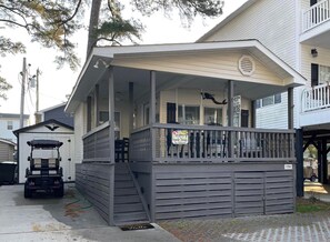 Exterior - Seaside Therapy Beach Bungalow, Seaside Therapy - Wilbanks' Alliance Beach Rental (Horry County)