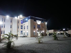 Front of property – evening/night