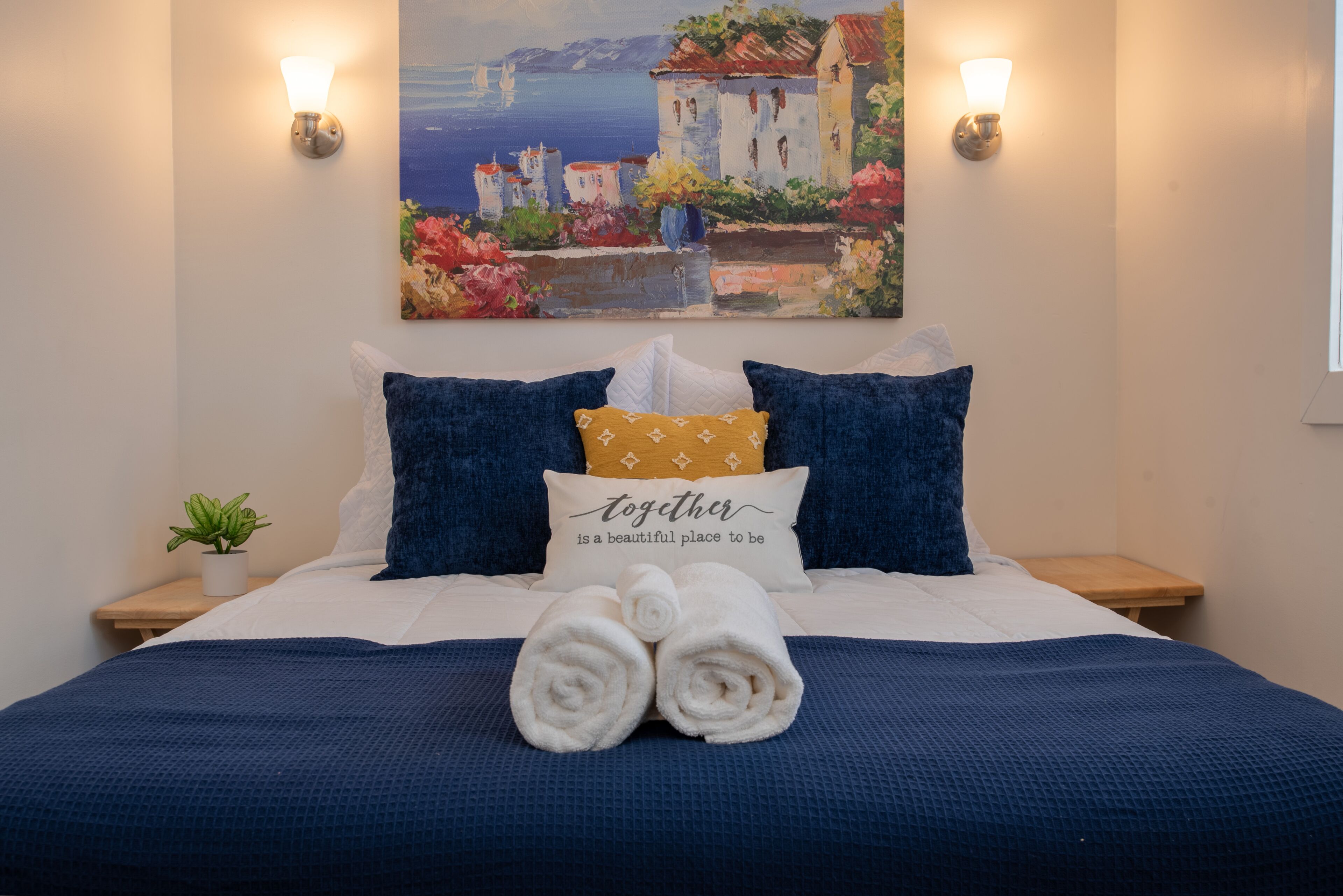 5 makuuhuonetta, silitysrauta/-lauta, Wi-Fi, vuodevaatteet