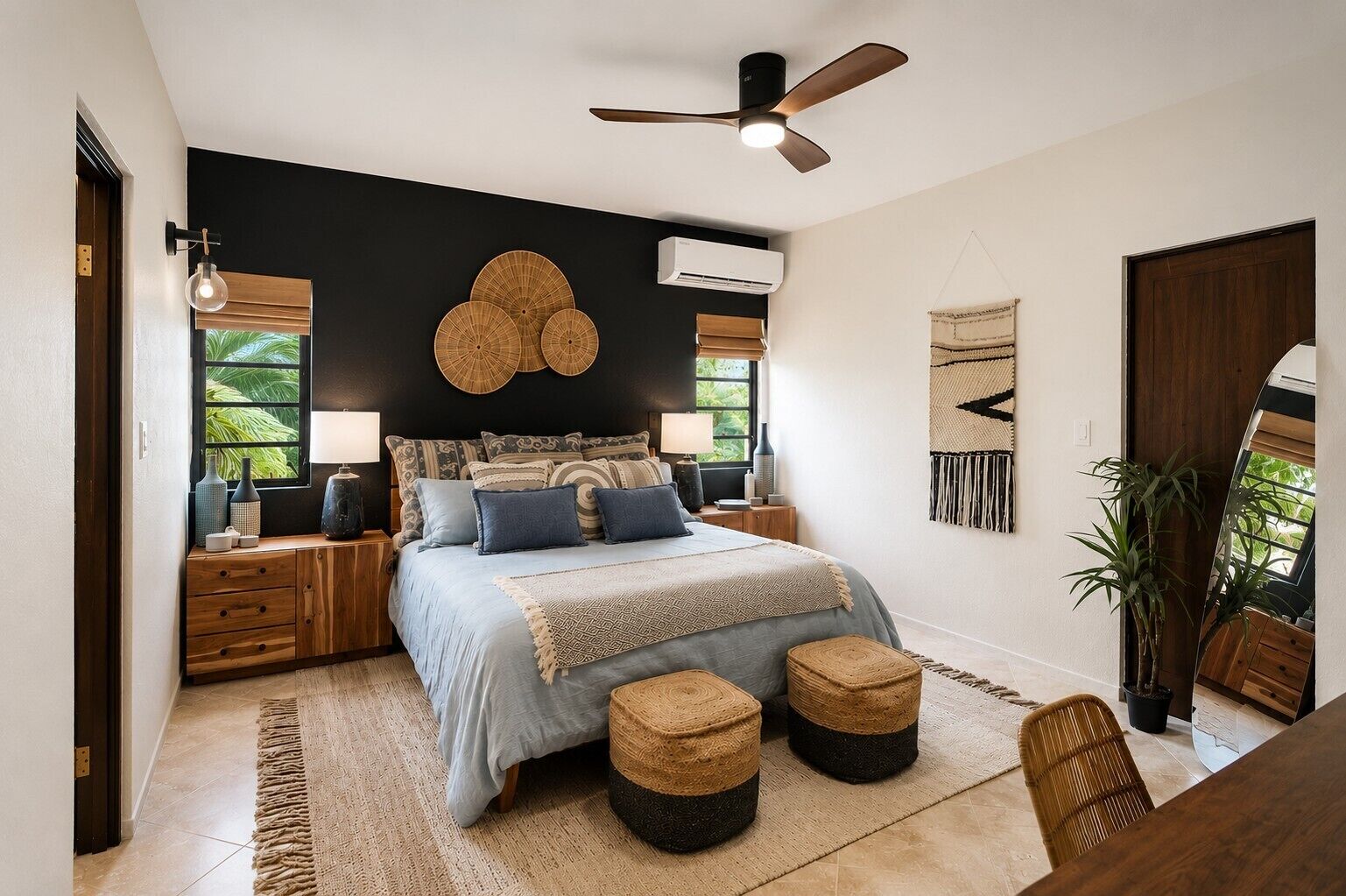 2 chambres, bureau, fer et planche à repasser, Wi-Fi gratuit