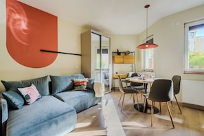 Living room - P&O Apartments Szajnowicza (Warsaw)