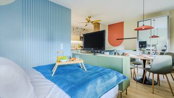 1 chambre, fer et planche à repasser, Wi-Fi gratuit