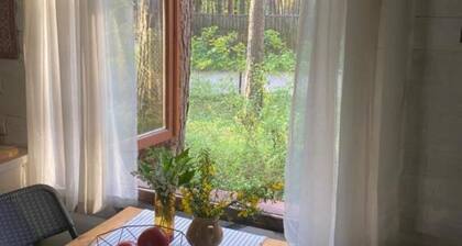 Przytulny domek w lesie 7 min od rzeki