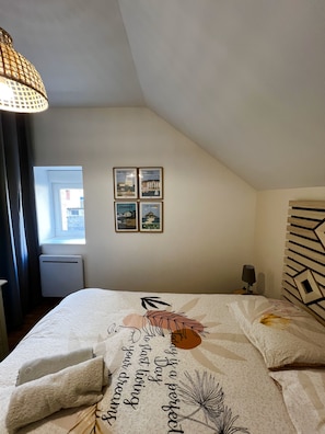 1 chambre, fer et planche à repasser, Wi-Fi, draps fournis