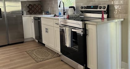 Serene 2-bedroom home on 1/2 acre fenced lot in New Smyrna Beach with WiFi