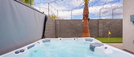 Idromassaggio all'aperto