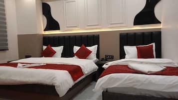 Deluxe Double Room, City View | Premium bedding, desk, iron/ironing board, free WiFi