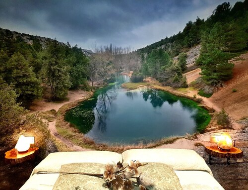 Country House 'La Puerta Del Rio Lobos' with Mountain View, Private Pool and Wi-Fi