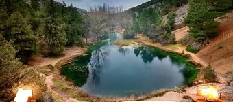 Maison de campagne "La Puerta Del Rio Lobos" avec vue montagne, piscine privée et Wi-Fi