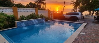 Charming Seaview Studio with Private Pool & Complimentary Airport Transfer!