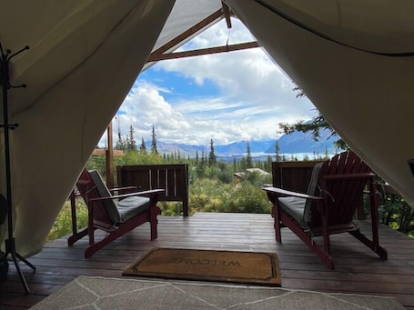 Knik Tent | Mountain view