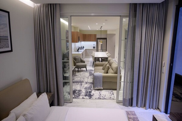 Apartemen | 2 kamar tidur dan internet