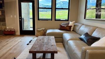 Smart TV y chimenea