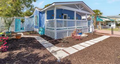 Pet-Friendly w/ Fenced Yard | Easy Beach Access + Walk to Shops