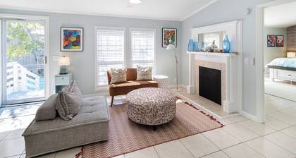 Pet-Friendly w/ Fenced Yard | Easy Beach Access + Walk to Shops