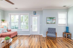 TV - Marsh Haven | 3BR Coastal Getaway with Screened Porch & Peaceful Views (Tybee Island)