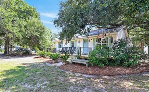 Property grounds - Palmwood Paradise | Fire Pit Nights + Family-Friendly Stay (Tybee Island)