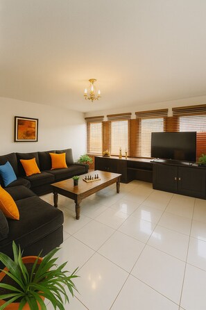 Área de estar no saguão