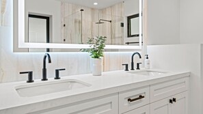 Hair dryer, towels