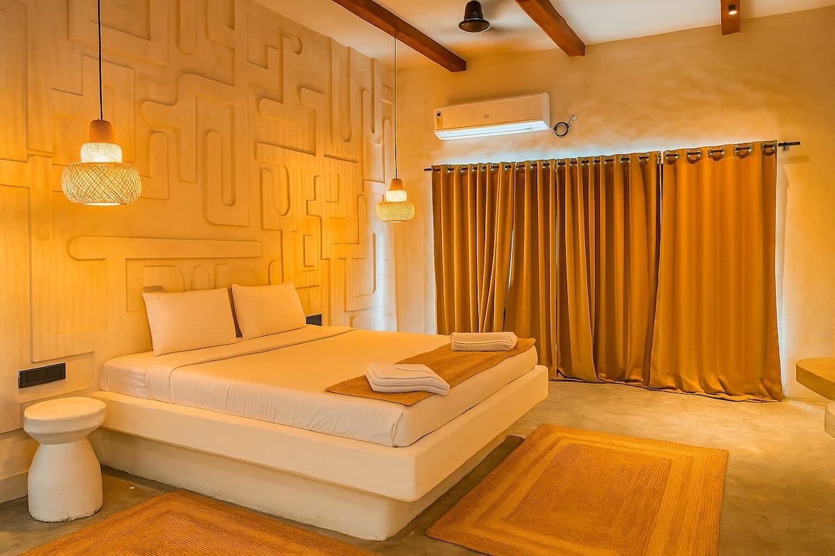 Casa de campo Confort, 2 habitaciones | Escritorio y espacio para trabajar con un portátil
